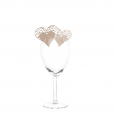 PLACE CARD H : DOUBLE HEART