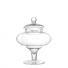 LARGE BOTTOM GLASS JAR (M)