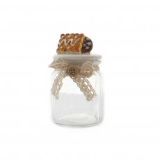 CANDY JAR WITH COOKIES TOP